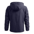thumbnail image 3 of DPTALR Veste Mince pour Homme Coupe-Vent de Sport Décontractée à Capuche, 3 of 7