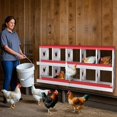 thumbnail image 2 of Chicken Nesting Box, 10 Compartment Metal Chicken Nesting Boxes for Chicken Coop, Easy Egg Collection, Easy Cleaning, Chicken Laying Boxes for Hens, Red, 2 of 7