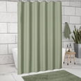 thumbnail image 1 of Dvkptbk Rideau de Douche Vert, Doublure de Rideau de Douche de Salle de Bain Robuste, Rideaux de Douche Imperméables pour Salle de Bain, Rideau de Bain d'Hôtel Doux de Qualité Hôtelière Accessoires de Salle de Bain Déco, 1 of 9