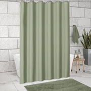 Dvkptbk Green Shower Curtain, Bathroom Shower Curtain Liner Heavy Duty, Waterproof Shower Curtains for Bathroom, Soft Hotel Quality Hotel Bath Curtain Bathroom Accessories Decor