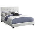 thumbnail image 1 of Monarch Specialties - Bed, Queen Size, Upholstered, Frame Only, Bedroom, Light Grey Boucle, Transitional, 1 of 3