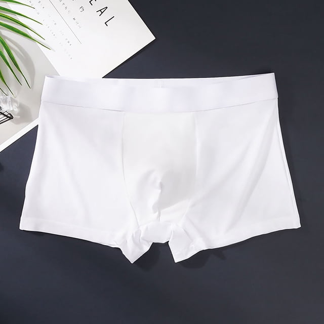 DPTALR Ice Silk Thin Style Traceless Boxers Business Breathable Men's Summer Comfortable Boxers