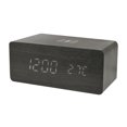 thumbnail image 1 of Réveil de charge sans fil QI 10 watts de CJ Tech - Noir, 1 of 4