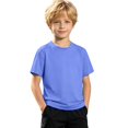 thumbnail image 3 of Gyexs Boys Swim Shirt Short Sleeve UPF 50+ Swimwear Tops Summer Beach Blue 11-12 Years, 3 of 7