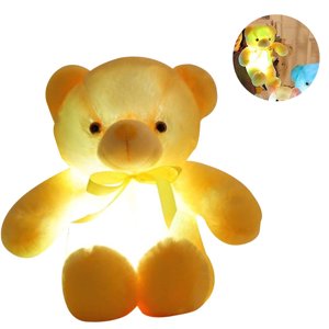 LED ours en peluche, peluche jouet, coloré, jouets lumineux pour enfants et adultes, cadeau d'anniversaire