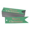 thumbnail image 1 of Inkdotpot Pack Of 100 Real Rose Gold Foil Paper Tags Merry Christmas Favor Hang Tags, 1 of 6