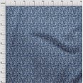 thumbnail image 3 of oneOone Polyester Lycra Fabric Leaves & Floral Block Printed Fabric 1 Yard 56 Inch Wide, 3 of 4