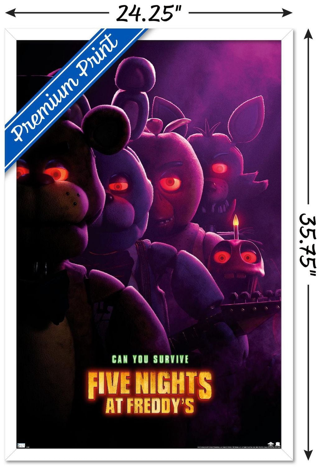 Cinq nuits au film Freddy - Teaser One Sheet