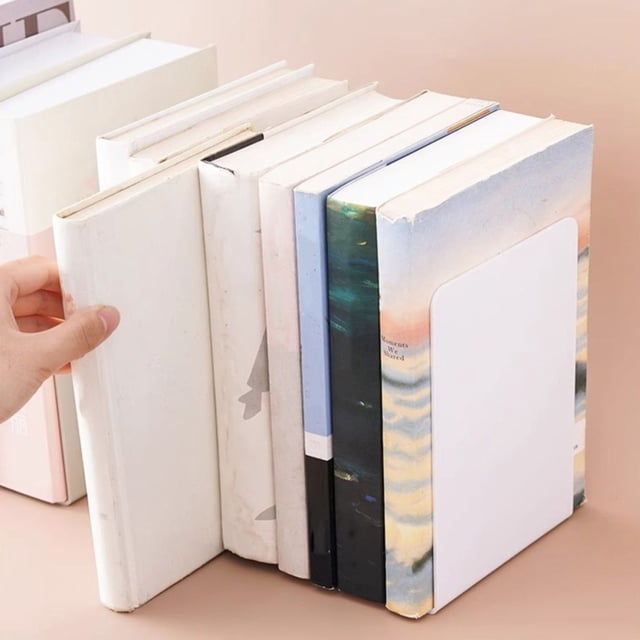 HOZADOIE Plastics Bookshelf Furniture Bookstand Large Book Support Student Desktop Storage Baffle Desk Top Bookshelf