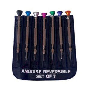SE 7-Piece Reversible Jeweler’s Screwdriver Set - 75314SD