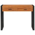 thumbnail image 2 of vidaXL Desk with 2 Drawers 100x40x75 cm Teak Wood, 2 of 5