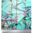 thumbnail image 3 of oneOone Polyester Lycra Fabric Leaves & Flower Panel Decor Fabric Printed BTY 56 Inch Wide, 3 of 3