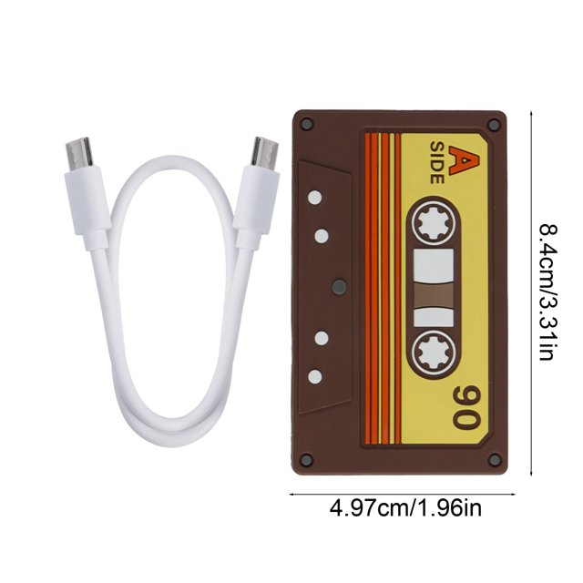 USB Hub Tape Shaped Multi Port USB Hub 3 Port USB Splitter with Dual C Cable Charging and Data Transfer Cartoon Fruit Design for Laptop PC Mobile Phone