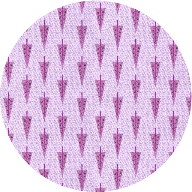 Ahgly Company Machine Washable Indoor Square Transitional Orchid Purple Area Rugs, 3' Square