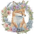 thumbnail image 3 of DIAMOND DOTZ® Floral Garland Fox Special Edition Diamond Painting Kit, 3 of 7