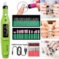 thumbnail image 1 of 48pc Electric Nail Drill, Portable Nail Drills for Acrylic Nails, Toenail Sander for Thick Nails File Kit, Acrylic Nail Kit Set Professional with Everything,Blue, 1 of 6