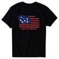 thumbnail image 4 of SMihono Hauts pour Femmes Été Décontracté Chic Femmes Décontracté Été Imprimé Manches Courtes Col Rond T-Shirt Ample Blouse Hauts T-Shirt Oversize pour Femmes 2023, 4 of 4