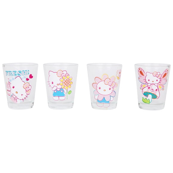Hello Kitty Spring of Kawaii 4-Piece Shot Glass Set