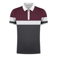 thumbnail image 5 of ylioge Golf Tees for Men Short Sleeve Zipper Collared Tshirts Shirts Mens Casual Color-Block Pullover Comfort Basic Loose Athletic Tops, 5 of 5