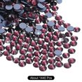 thumbnail image 3 of Uxcell Hotfix Rhinestones Flatback Crystal Glass Gems for Craft Clothes DIY Decoration Deep Purple 4.8mm, 3 of 5