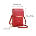 thumbnail image 1 of Rbaofujie Travel Backpack Leather Bag,Touch Screen Phone Bag, Storage Small Bag Lightweight Backpack, 1 of 2
