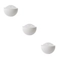 thumbnail image 1 of Youkk Easy To Install Double-layer Plastic Flowerpot For Walls Drainage Flower Pot White 3Set, 1 of 6