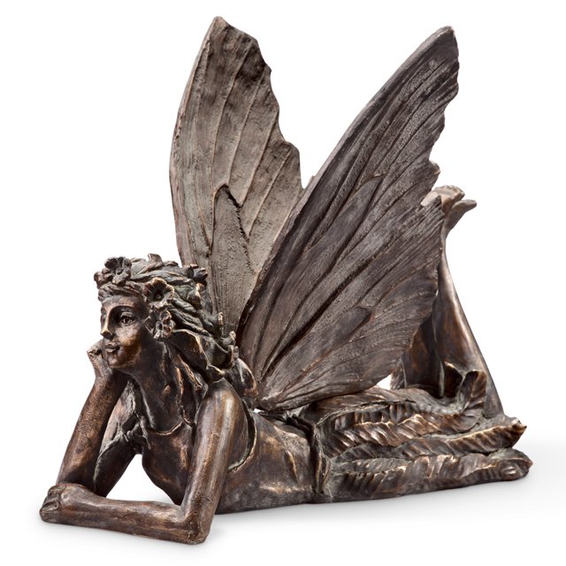 SPI Polyresin Fairy au Repos Sculpture de Jardin Décor Extérieur