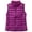 Purple, variant on WRKEKC Puffer Vest Women Short Zipper Sleeveless Warm Down Vest Jacket Sleeveless Cotton Coat with Pockets for Fall Winter Layering