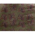 thumbnail image 4 of oneOone Georgette Viscose Fabric Floral & Paisley Block Print Sewing Fabric BTY 42 Inch Wide, 4 of 4