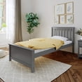 thumbnail image 1 of BEDSMART Lit Simple en Bois Massif / Gris, 1 of 7