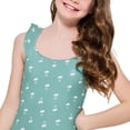 thumbnail image 2 of Summer Flirtt Girls Printed One Piece Swimsuit with Ruffle Strap Detail, 2 of 8