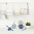 thumbnail image 2 of Kushies Silicone Sippy Cup with Straw - Blue, 2 of 4