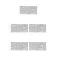 thumbnail image 1 of yingyy 3 Pieces/Set Word Stencil Alphabet Letter Template DIY Crafting Student Show as Picture 5Set, 1 of 6