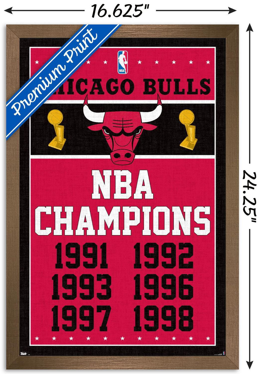 NBA Chicago Bulls - Champions 13 Wall Poster