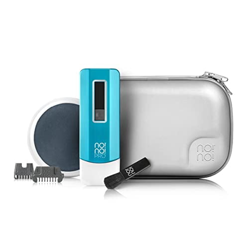 no!no! Pro Hair Removal Device - Treats All Skin Colors and Hair Types - Hair Removal for Women and Men - Flawless Hair Remover for Face & Body Hair - Blue