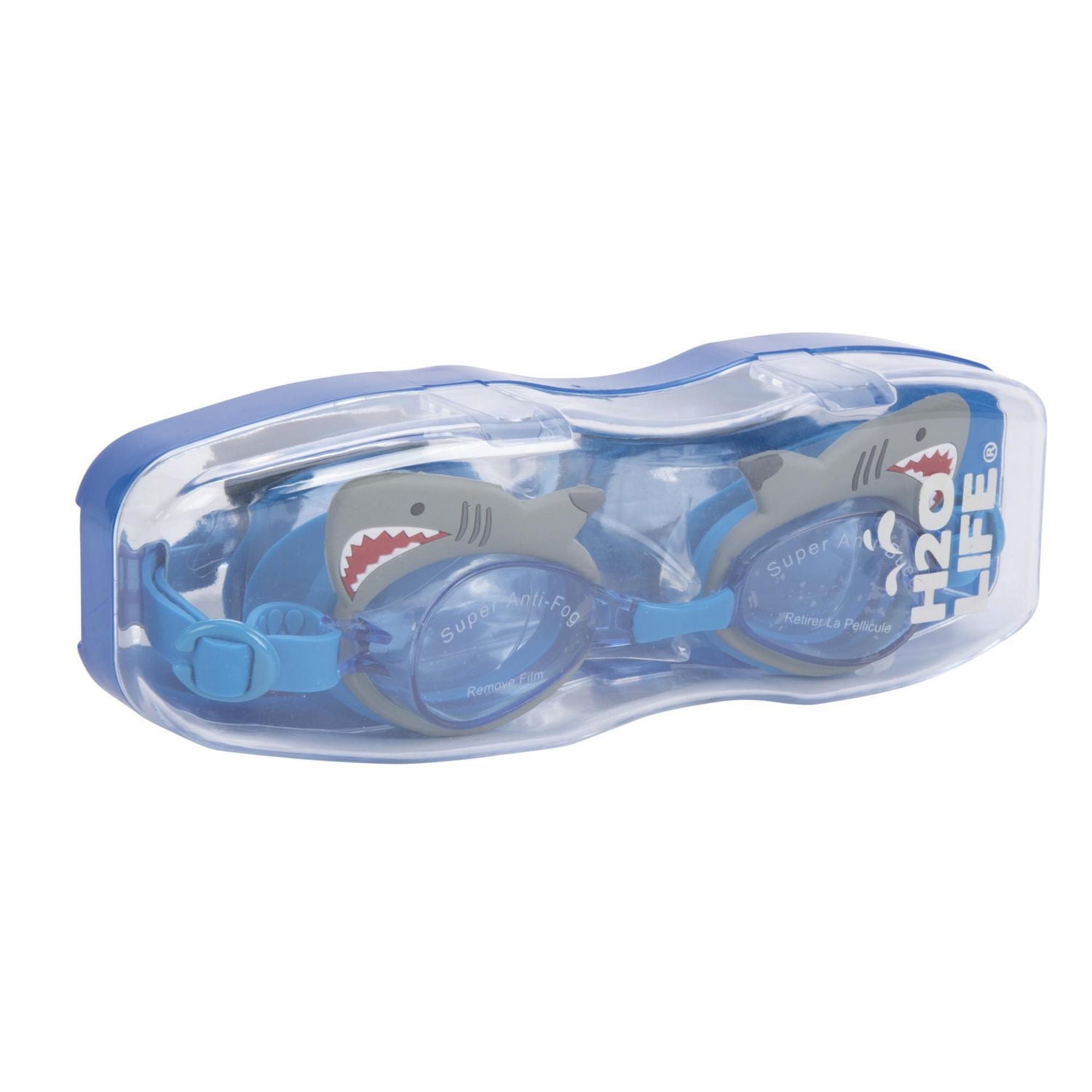 Generic Kids Swim Goggles GSG6420 with Shark Design Polycarbonate
