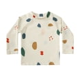 thumbnail image 4 of MIASHUI Boys Swimsuit Rash Guard Bathing Suit Toddler Girls Swim Trunk with Swimming Cap,Khaki,2-3 Years, 4 of 9