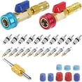 thumbnail image 1 of Trousse de Dissolvant et d'Installation de Noyau de Valve CA R134a, Outil de Climatisation, Réparation de Système CVC, Service Réfrigérant, Entretien Automobile A/C, Ensemble de Remplacement d'Installation de Retrait, 1 of 7