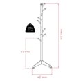 thumbnail image 2 of Winsome Lily Coat Tree 9 Pegs Walnut - 94570, 2 of 5