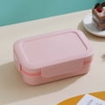 thumbnail image 1 of Boovnll Bento Box, Student Bento Box, Large Capacity, Double Layer Sealed Salad Box, Microwave Oven Heated Lunch Box, Bento Box Adult, Bento Box for Kids, Lunch Box Containers, 1 of 2