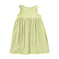 thumbnail image 4 of Robe Sans Manches pour Tout-Petites Filles, Tunique Unie, Robe Trapèze Évasée, Robe d'Été Fluide pour Enfants 1-8 Ans, 4 of 7