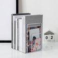 thumbnail image 2 of LCXmlly Support de Livre Robuste Simple Support de Lecture de Bureau Clip de Livre en Métal Creux pour Bureau Rangement Apprentissage Étudiant 1 Paire, 2 of 9