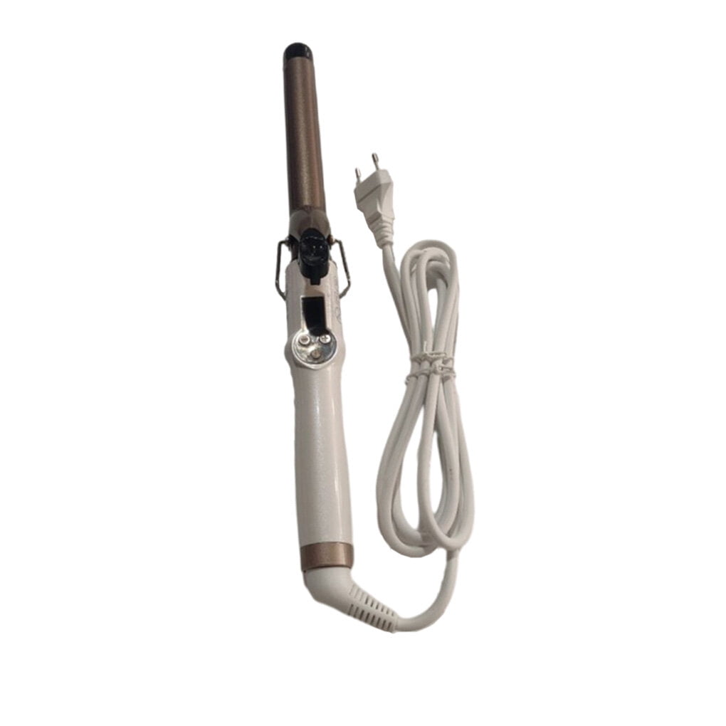 EU Plug Electric Hair Curler 110-210V Styling Roller Digital Display Digital Display Ceramic Temperature Adjustable Curling Iron Wand Waver Roller 25mm