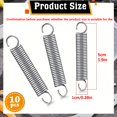 thumbnail image 5 of 10pcs Extension Spring, Spring Extension Mechanical Extension Compression Springs Construction, 5 of 5