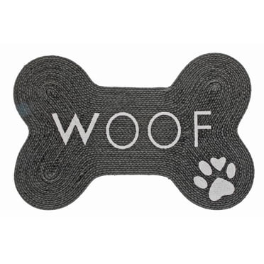 Mat De Compagnie En Forme D'Os En Coton Tressé (Woof Patw)