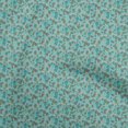 thumbnail image 1 of oneOone Cotton Poplin Turquoise Green Fabric Kalamkari Sewing Craft Projects Fabric Prints By Yard 42 Inch Wide, 1 of 5