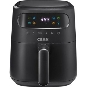 CRUX x Marshmello 3.0 QT Digital Air Fryer with TurboCrisp Technology, Touch Screen Temperature Control, Timer and Auto Shut-off, Fully Programmable, Silicone Cupcake Mo