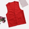 thumbnail image 4 of IMENGL Gilet d'Activité pour Postulant Adulte Tenue de Travail de Supermarché Multi-Poches, Rouge 3TG, Taille M-3TG, 4 of 4
