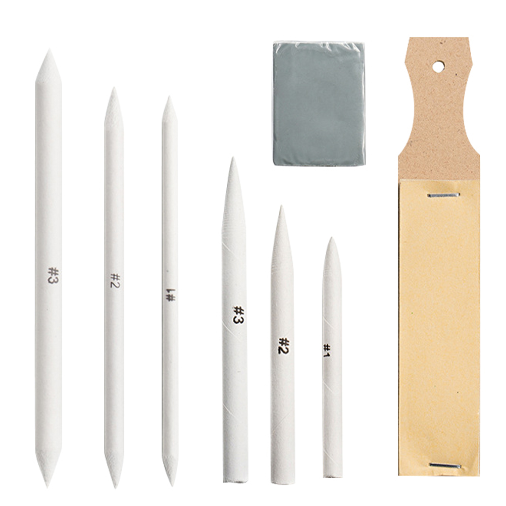 1 Set Sketching Painting Kit Sketch Tool Set Sandpaper Paper Board Art Supplies