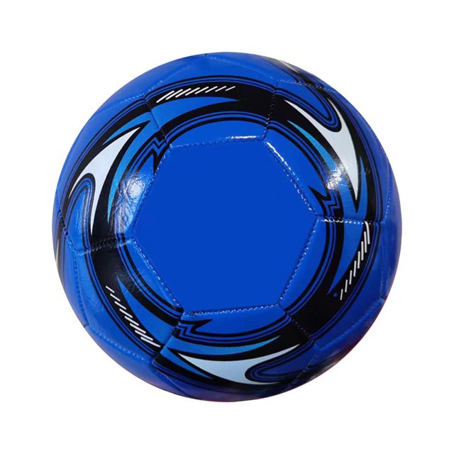 Almencla Soccer Ball Size 5 Durable PU Leather Professional Official Match Portable Match Blue